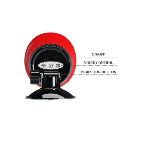 CRAZY BULL - Delia, 12 vibration functions Suction base Sex talk, 2 AAA batteries CRAZY BULL - Delia, 12 vibration functions Suction base Sex talk, 2 AAA batteries