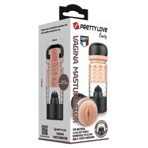 PRETTY LOVE - EMILY Vagina Masturbator Black PRETTY LOVE - EMILY Vagina Masturbator Black
