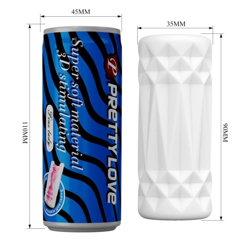 PRETTY LOVE - Masturbator Fine Lady, Super soft material, 3D stimulating PRETTY LOVE - Masturbator Fine Lady, Super soft material, 3D stimulating