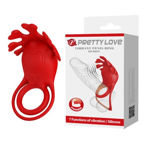 PRETTY LOVE - VIBRATION PENIS RING, Ruben, 7 vibration functions PRETTY LOVE - VIBRATION PENIS RING, Ruben, 7 vibration functions