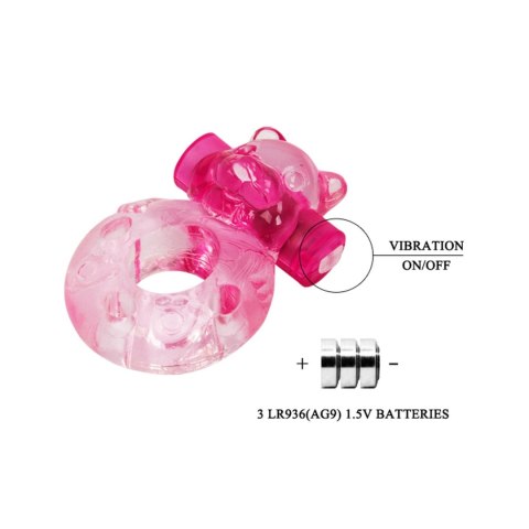 BAILE- Masturbator with vibrating ring, flesh-coloured BAILE- Masturbator with vibrating ring, flesh-coloured