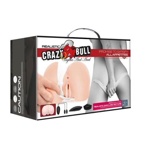 CRAZY BULL - Realistic Vagina and Anal Vibrating CRAZY BULL - Realistic Vagina and Anal Vibrating