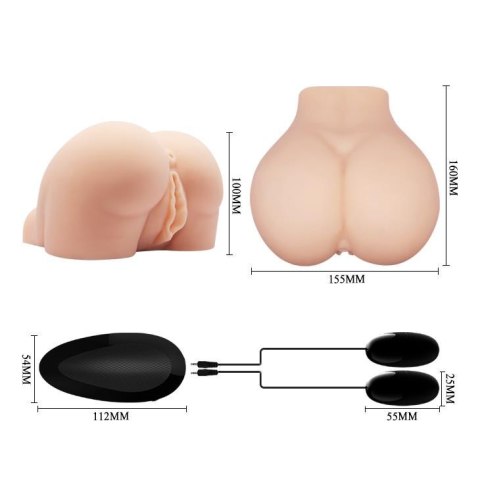CRAZY BULL - Realistic Vagina and Anal Vibrating CRAZY BULL - Realistic Vagina and Anal Vibrating