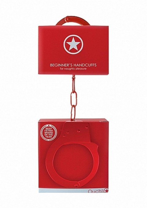 Beginner""s Handcuffs - Red Beginner""s Handcuffs - Red