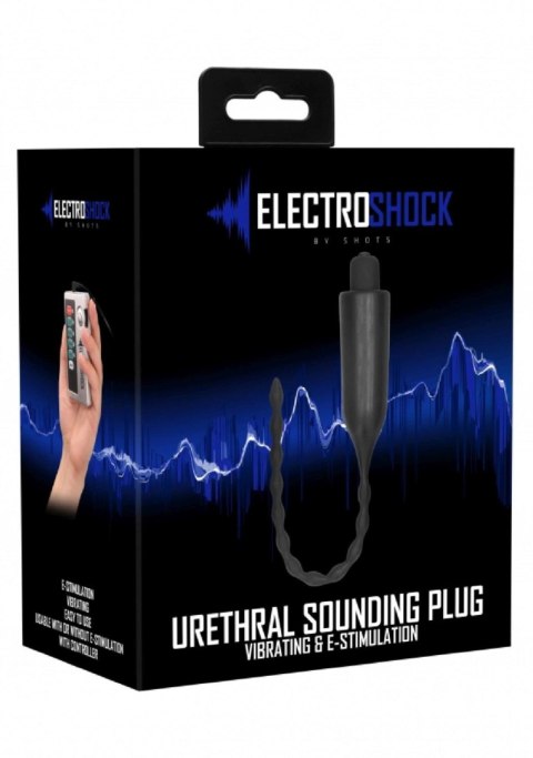 E-Stimulation Vibrating Urethral Sounding Plug - Black E-Stimulation Vibrating Urethral Sounding Plug - Black