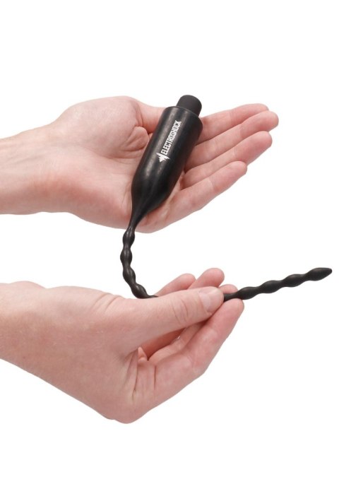 E-Stimulation Vibrating Urethral Sounding Plug - Black E-Stimulation Vibrating Urethral Sounding Plug - Black