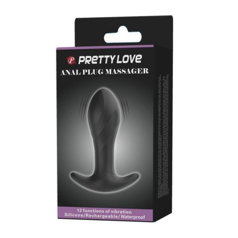 PRETTY LOVE - Anal Plug Massager 12 Functions USB PRETTY LOVE - Anal Plug Massager 12 Functions USB