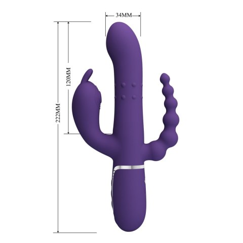 PRETTY LOVE - Cammy Dark Purple, Twinkled Tenderness, 7 thumping functions 7 vibration functions 4 rolling functions PRETTY LOVE - Cammy Dark Purple, Twinkled Tenderness, 7 thumping functions 7 vibration functions 4 rolling functions