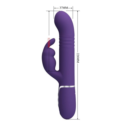 PRETTY LOVE - Coale dark Purple, 7 vibration functions 4 rotation functions 4 thrusting settings PRETTY LOVE - Coale dark Purple, 7 vibration functions 4 rotation functions 4 thrusting settings