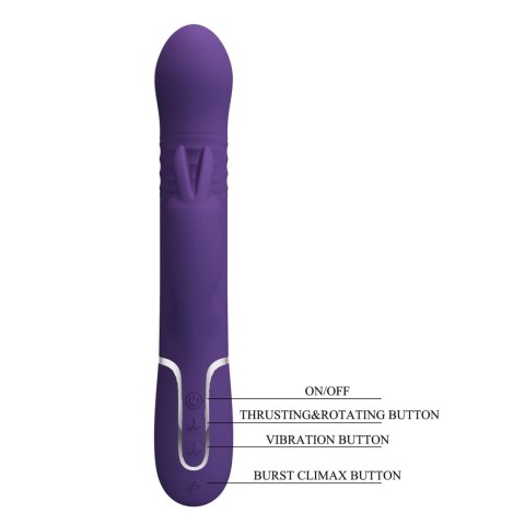 PRETTY LOVE - Coale dark Purple, 7 vibration functions 4 rotation functions 4 thrusting settings PRETTY LOVE - Coale dark Purple, 7 vibration functions 4 rotation functions 4 thrusting settings