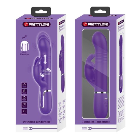 PRETTY LOVE - Coale dark Purple, 7 vibration functions 4 rotation functions 4 thrusting settings PRETTY LOVE - Coale dark Purple, 7 vibration functions 4 rotation functions 4 thrusting settings