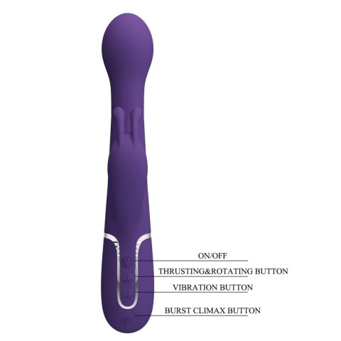 PRETTY LOVE - Dejon dark Purple, 7 vibration functions 4 thrusting settings 4 rotation functions PRETTY LOVE - Dejon dark Purple, 7 vibration functions 4 thrusting settings 4 rotation functions