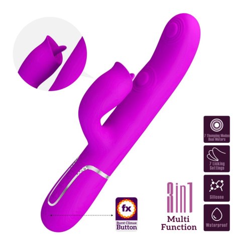 PRETTY LOVE - Gigi Purple, 7 thumping functions 7 licking modes PRETTY LOVE - Gigi Purple, 7 thumping functions 7 licking modes