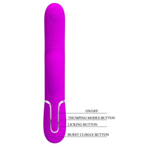 PRETTY LOVE - Gigi Purple, 7 thumping functions 7 licking modes PRETTY LOVE - Gigi Purple, 7 thumping functions 7 licking modes