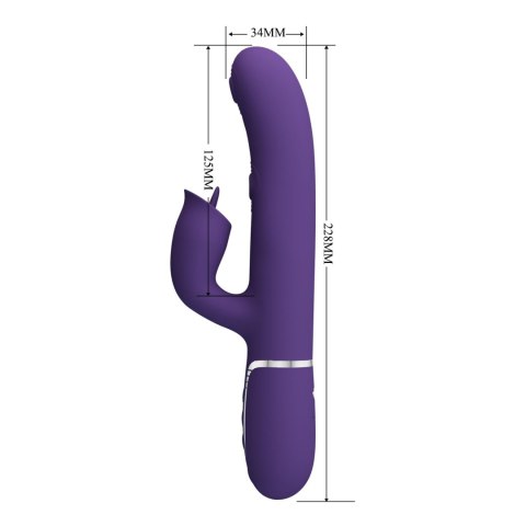 PRETTY LOVE - Gigi dark purple, 7 thumping functions 7 licking modes PRETTY LOVE - Gigi dark purple, 7 thumping functions 7 licking modes