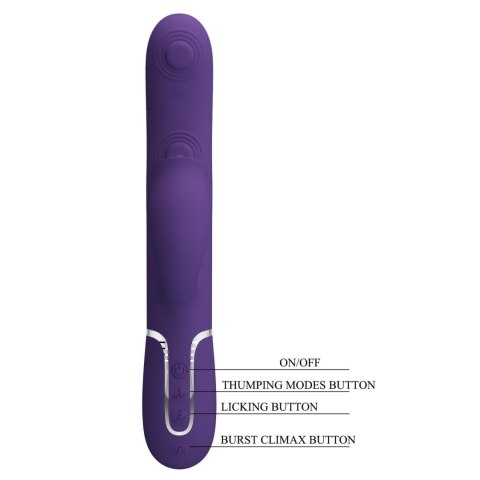 PRETTY LOVE - Gigi dark purple, 7 thumping functions 7 licking modes PRETTY LOVE - Gigi dark purple, 7 thumping functions 7 licking modes