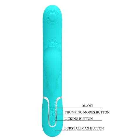 PRETTY LOVE - Gigi light blue, 7 thumping functions 7 licking modes PRETTY LOVE - Gigi light blue, 7 thumping functions 7 licking modes