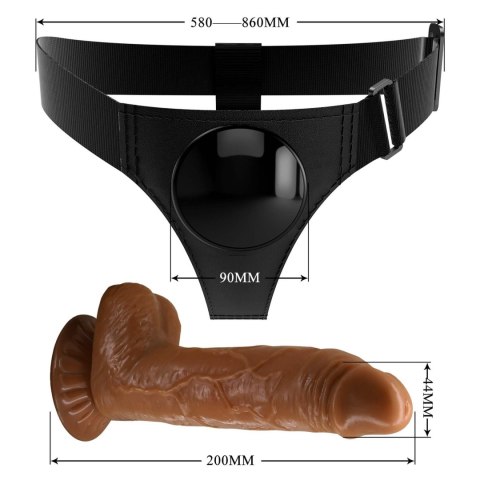Stap-on - HARNESS BRIEFS- Micheal, Universal Strap-On, 7.0'' Dildo Stap-on - HARNESS BRIEFS- Micheal, Universal Strap-On, 7.0'' Dildo