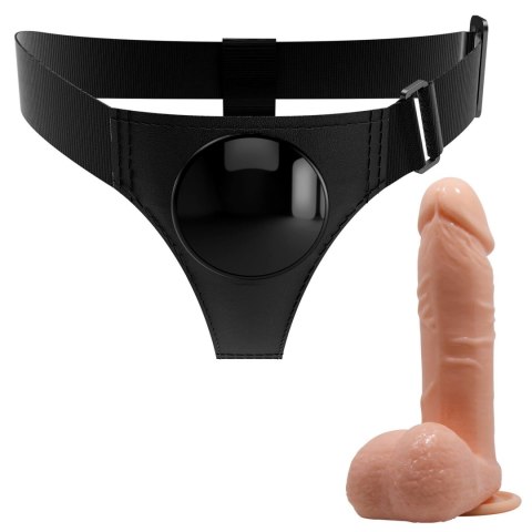 Stap-on - HARNESS BRIEFS- Tom, Universal Strap-On, 7.4'' Dildo Stap-on - HARNESS BRIEFS- Tom, Universal Strap-On, 7.4'' Dildo