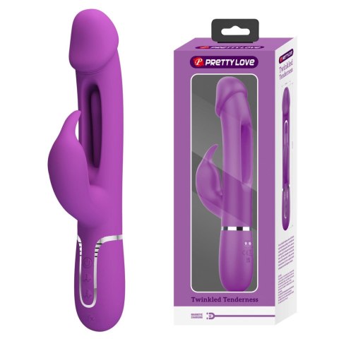 PRETTY LOVE - Kampas Purple, 7 vibration functions 4 licking settings PRETTY LOVE - Kampas Purple, 7 vibration functions 4 licking settings