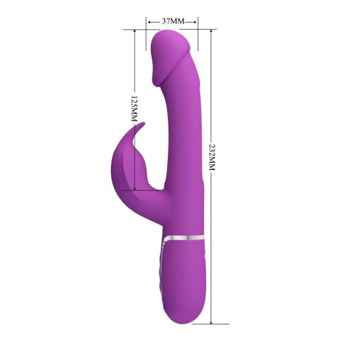 PRETTY LOVE - Kampas Purple, 7 vibration functions 4 licking settings PRETTY LOVE - Kampas Purple, 7 vibration functions 4 licking settings