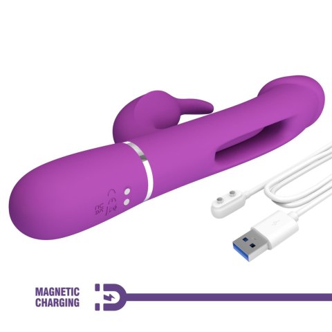 PRETTY LOVE - Kampas Purple, 7 vibration functions 4 licking settings PRETTY LOVE - Kampas Purple, 7 vibration functions 4 licking settings