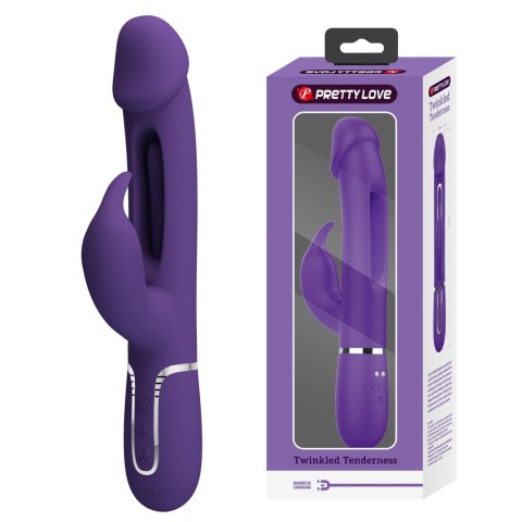 PRETTY LOVE - Kampas dark Purple, 7 vibration functions 4 licking settings PRETTY LOVE - Kampas dark Purple, 7 vibration functions 4 licking settings