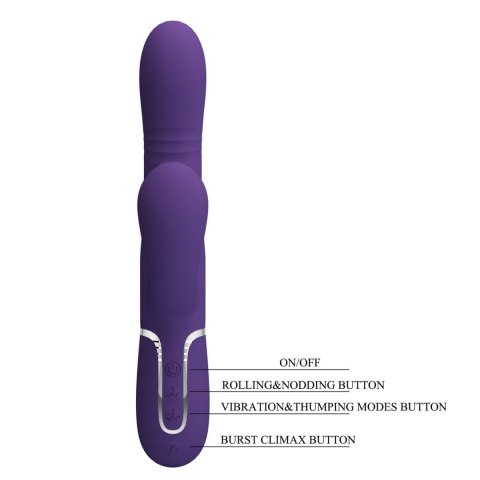 PRETTY LOVE - Mariana dark purple, 7 vibration functions, 7 thrusting settings, 4 rolling functions,4 nodding functions PRETTY LOVE - Mariana dark purple, 7 vibration functions, 7 thrusting settings, 4 rolling functions,4 nodding functions