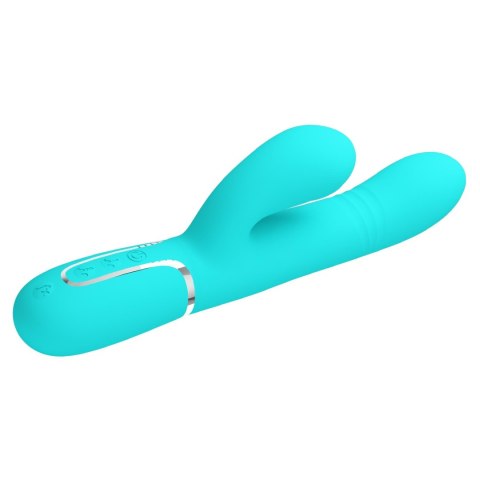 PRETTY LOVE - Mariana light blue, 7 vibration functions, 7 thrusting settings, 4 rolling functions, 4 nodding functions PRETTY LOVE - Mariana light blue, 7 vibration functions, 7 thrusting settings, 4 rolling functions, 4 nodding functions