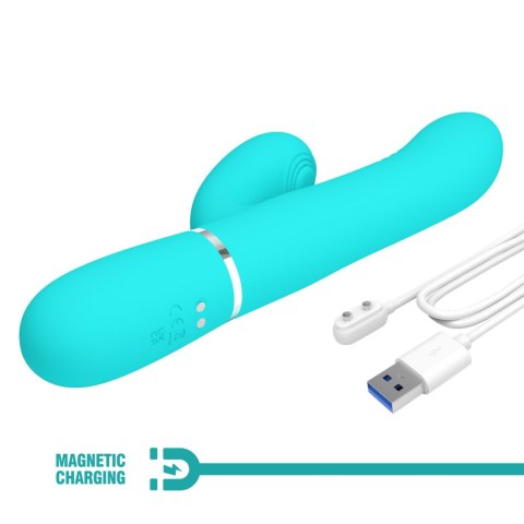 PRETTY LOVE - Mariana light blue, 7 vibration functions, 7 thrusting settings, 4 rolling functions, 4 nodding functions PRETTY LOVE - Mariana light blue, 7 vibration functions, 7 thrusting settings, 4 rolling functions, 4 nodding functions