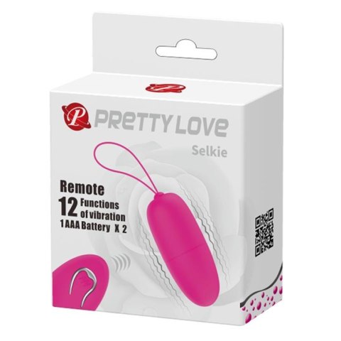 PRETTY LOVE -SELKIE, 12 vibration functions Wireless remote control PRETTY LOVE -SELKIE, 12 vibration functions Wireless remote control