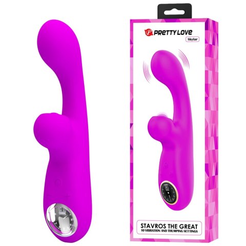 PRETTY LOVE - Skylar Purple, 10 vibration functions 9 speed levels 10 thumping functions PRETTY LOVE - Skylar Purple, 10 vibration functions 9 speed levels 10 thumping functions