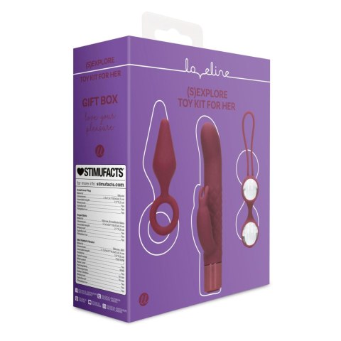 (S)explore - Toy Kit for Her - Dark Cherry (S)explore - Toy Kit for Her - Dark Cherry
