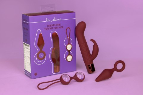 (S)explore - Toy Kit for Her - Dark Cherry (S)explore - Toy Kit for Her - Dark Cherry