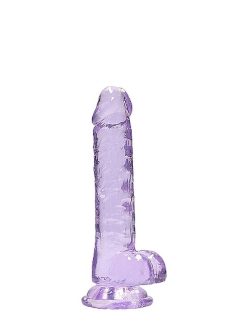 7"" / 18 cm Realistic Dildo With Balls - Purple 7"" / 18 cm Realistic Dildo With Balls - Purple