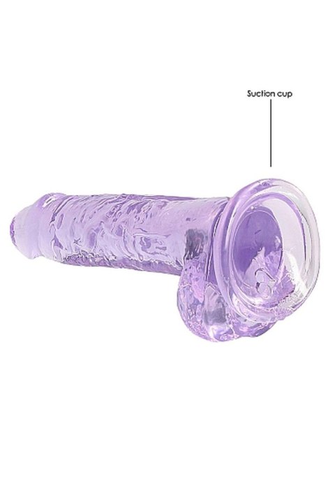 7"" / 18 cm Realistic Dildo With Balls - Purple 7"" / 18 cm Realistic Dildo With Balls - Purple