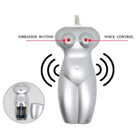 BAILE - Masturbator toy, TPR, double vibrating egg with voice, 3AAA batteries BAILE - Masturbator toy, TPR, double vibrating egg with voice, 3AAA batteries