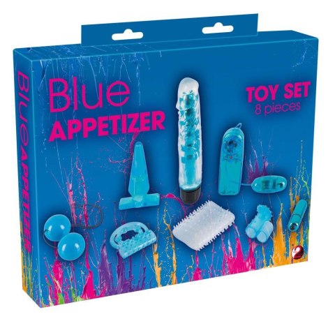 Blue Appetizer 8-piece set Blue Appetizer 8-piece set