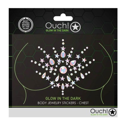 Ouch! - Naklejki na ciało - Body Jewelry Stickers - Chest