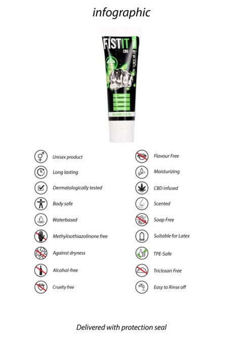 Fist It - Żel do fistingu - CBD Lubricant - 25 ml Fist It - Żel do fistingu - CBD Lubricant - 25 ml