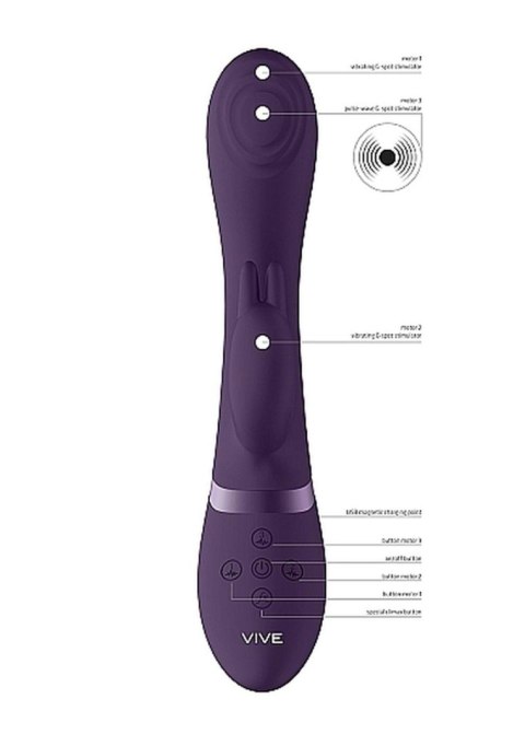 Cato - Pulse G-spot Rabbit - Purple Cato - Pulse G-spot Rabbit - Purple