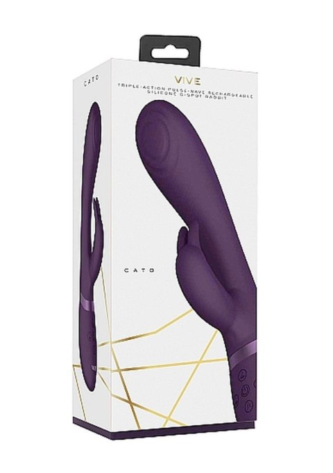Cato - Pulse G-spot Rabbit - Purple Cato - Pulse G-spot Rabbit - Purple