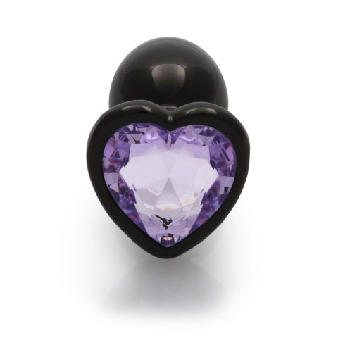 Korek analny z kryształkiem - Heart Gem Butt Plug - Small Korek analny z kryształkiem - Heart Gem Butt Plug - Small