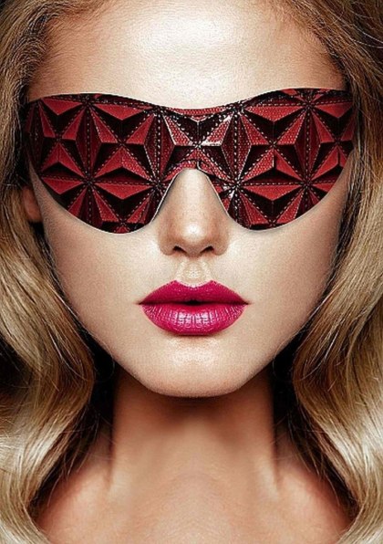 Maska na oczy - Luxury Eye Mask - Burgundy
