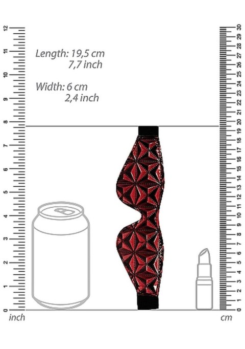 Maska na oczy - Luxury Eye Mask - Burgundy Maska na oczy - Luxury Eye Mask - Burgundy