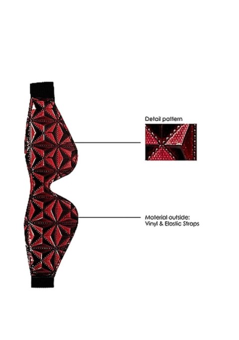 Maska na oczy - Luxury Eye Mask - Burgundy Maska na oczy - Luxury Eye Mask - Burgundy
