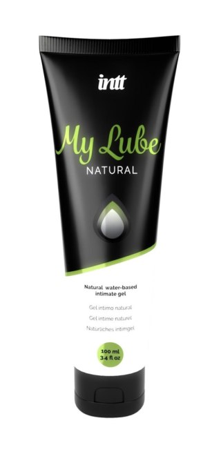 Intt - Żel na bazie wody - MY LUBE NATURAL WATER BASED INTIMATE GEL 100 ML