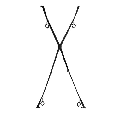 Over the Door Bondage Cross - Black Over the Door Bondage Cross - Black