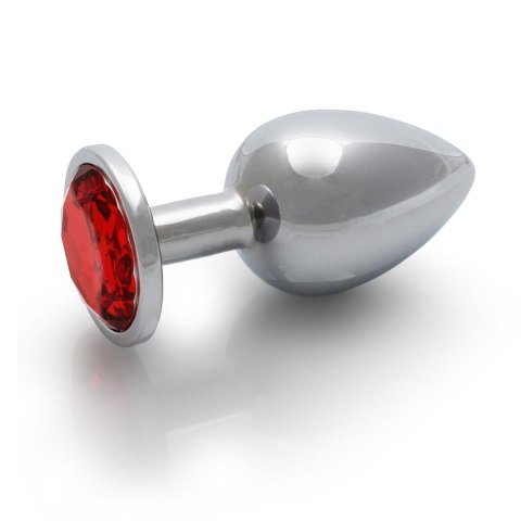 Korek analny z kryształkiem - Round Gem Butt Plug - Large Korek analny z kryształkiem - Round Gem Butt Plug - Large