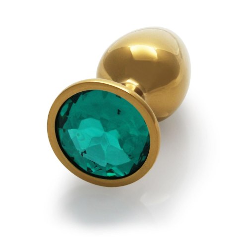 Korek analny z kryształkiem - Round Gem Butt Plug - Small Korek analny z kryształkiem - Round Gem Butt Plug - Small